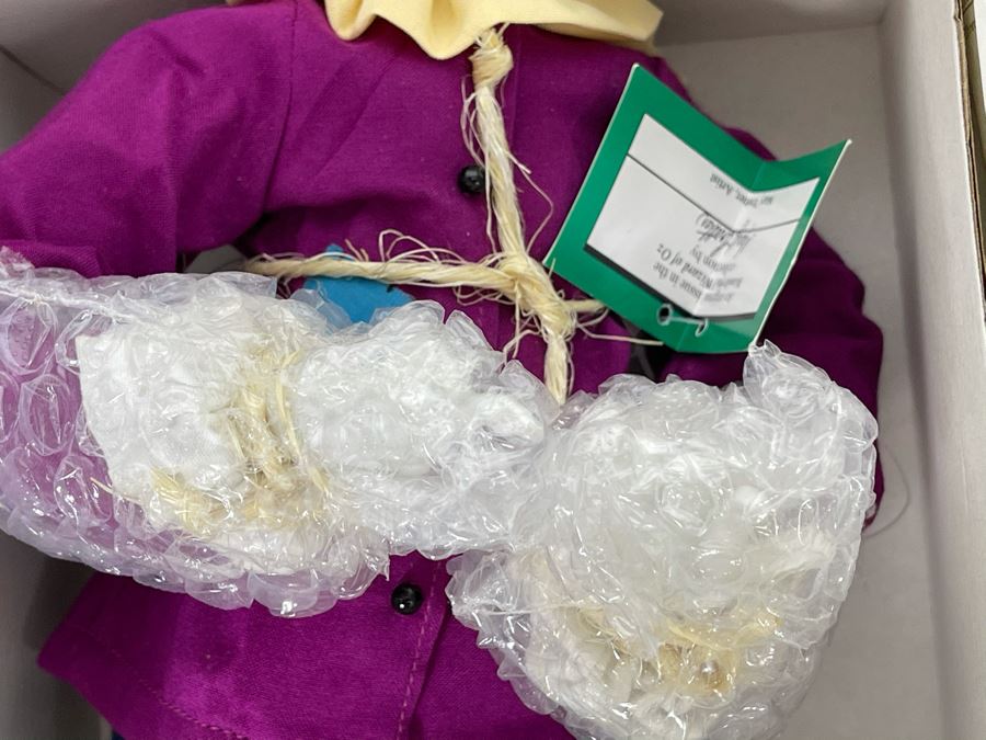 New The Ashton-Drake Galleries Collectible Doll 'The Scarecrow' From The Wizard Of Oz Collection By Mary Tretter With Certificate Of Authenticity 16'L [Photo 5]