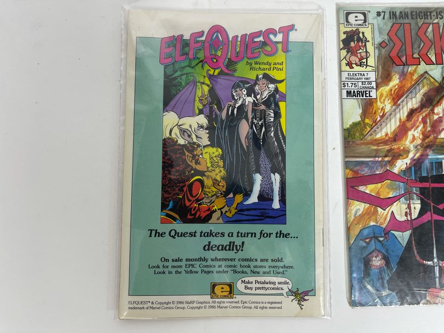Collection Of Vintage Elektra Assassin Comic Books #1,3,5,6,7,8 [Photo 10]
