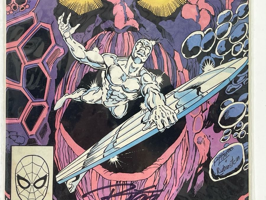 Signed Marvel Silver Surfer #22 Comic Book [Photo 3]