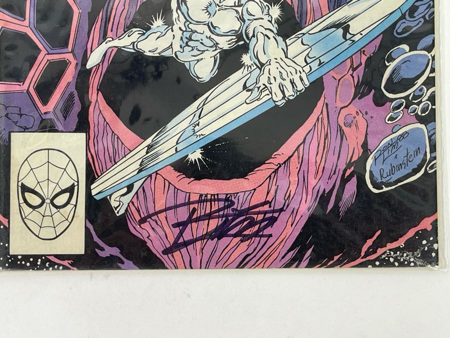 Signed Marvel Silver Surfer #22 Comic Book [Photo 4]