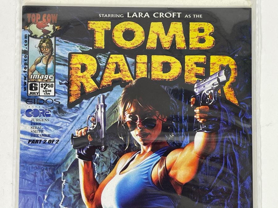 Signed Joe Jusko Comic Book Tomb Raider Starring Lara Croft #6 [Photo 4]