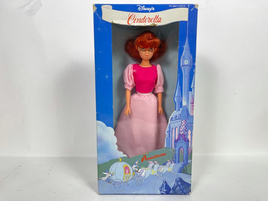 Vintage Disney's Cinderella Anastasia Doll New In Damaged Box