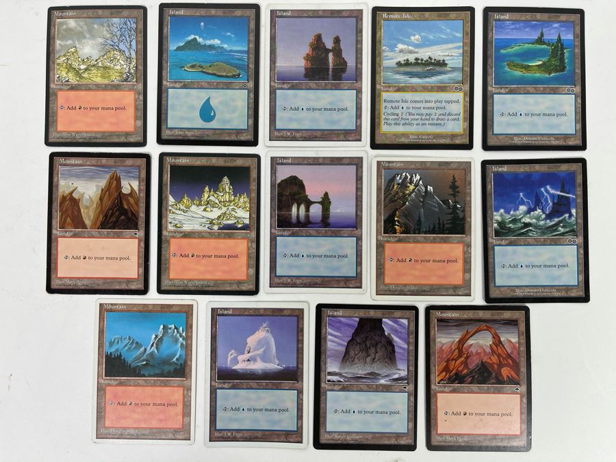 (14) Magic The Gathering Deckmasters Cards