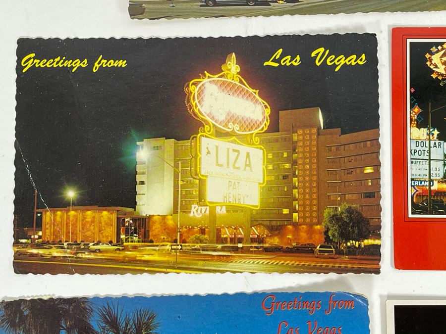 Collection Of Vintage Las Vegas Nevada Postcards And New Frontier Hotel Menu In Las Vegas [Photo 13]