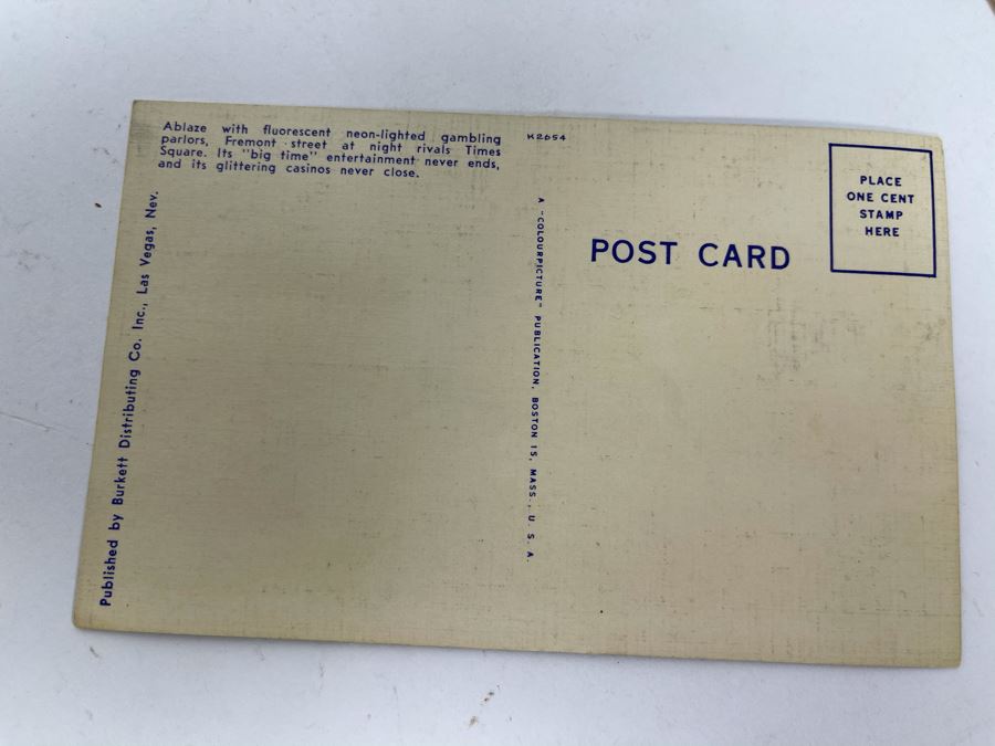 Collection Of Vintage Las Vegas Nevada Postcards And New Frontier Hotel Menu In Las Vegas [Photo 19]