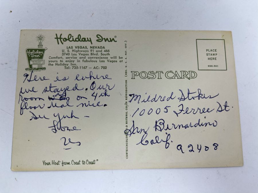 Collection Of Vintage Las Vegas Nevada Postcards And New Frontier Hotel Menu In Las Vegas [Photo 18]