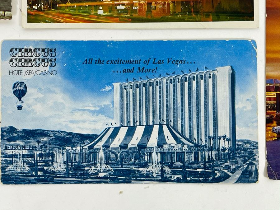 Collection Of Vintage Las Vegas Nevada Postcards And New Frontier Hotel Menu In Las Vegas [Photo 6]