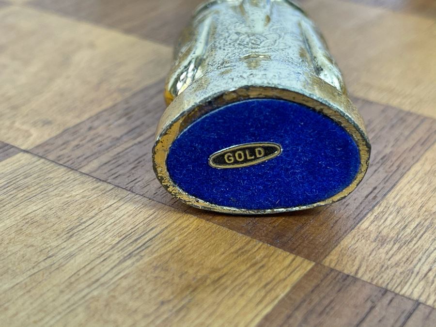 Wooden Inlaid Chess Board 19 X 19 With Japanese Gold And Silver Plated Chess Pieces [Photo 11]