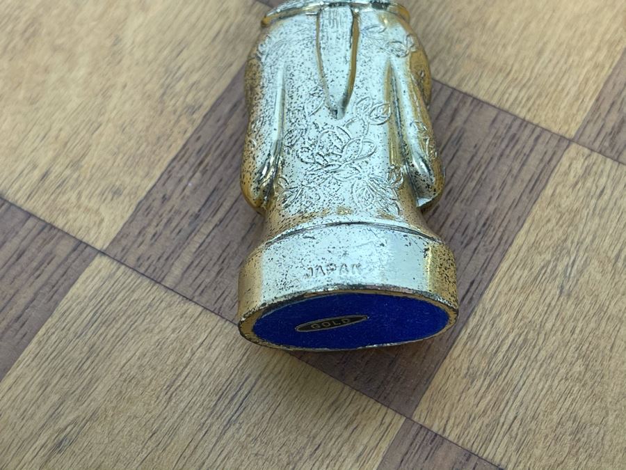 Wooden Inlaid Chess Board 19 X 19 With Japanese Gold And Silver Plated Chess Pieces [Photo 12]