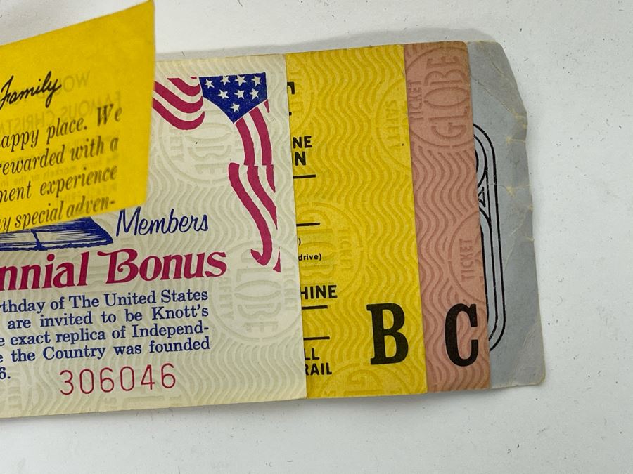 Vintage 1970s Knott's Berry Farm Tickets [Photo 11]