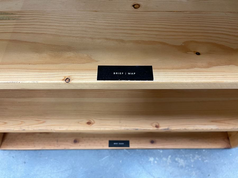 Pine Mercantile Store Clothing Display Cabinet From RAEN (RAEN Recently Grew Into Bigger Space) 35W X 25D X 60H [Photo 4]