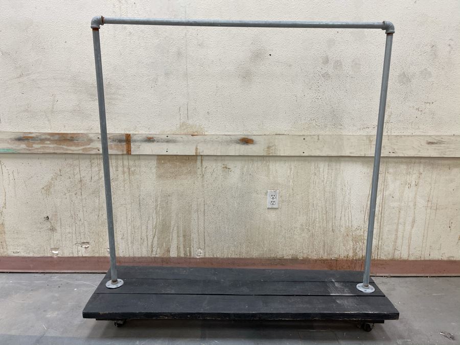 Handcrafted Industrial Clothing Rack From RAEN (RAEN Recently Grew Into Bigger Space) 56W X 16D X 56H [Photo 2]