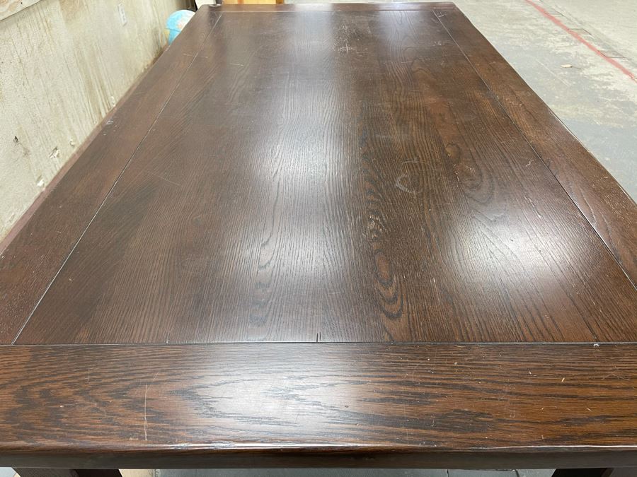 Solid Wooden Desk With Extendable Built-In Side Leaves From RAEN Headquarters In Oceanside (RAEN Recently Grew Into Bigger Space) 70W X 38D X 31.5H (18' Leaf On Each Side) [Photo 8]