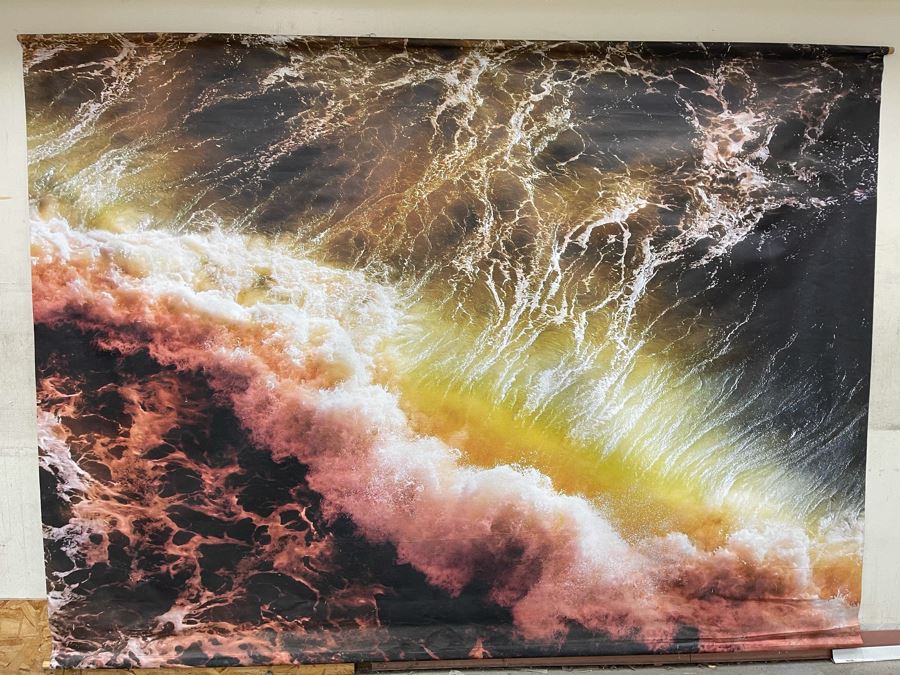 Large Breaking Wave Canvas Print From Local North County San Diego Company RAEN Sunglasses / Eyeglasses 10' X 7.4' [Photo 2]