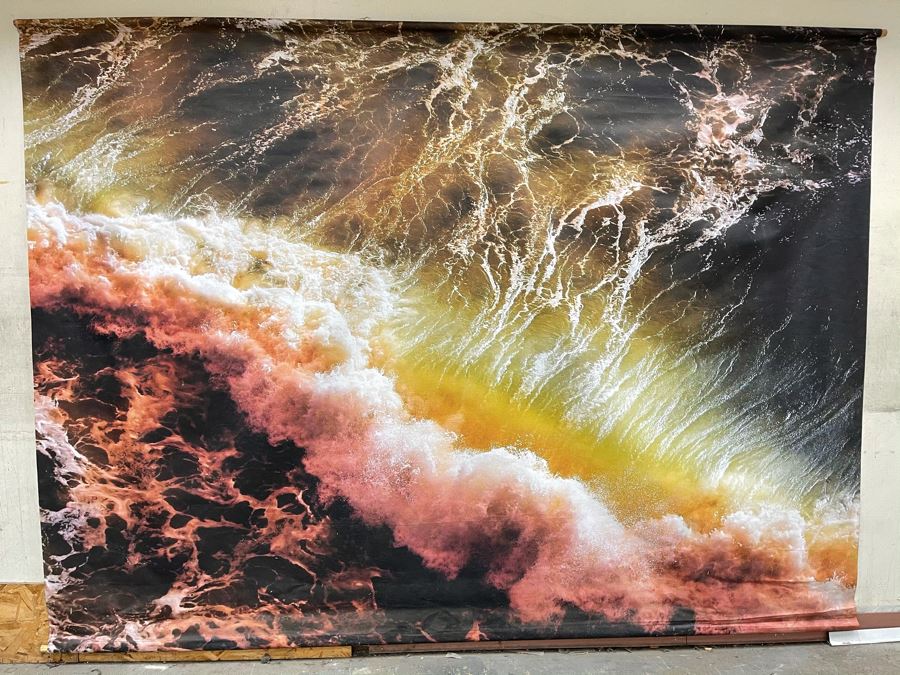Large Breaking Wave Canvas Print From Local North County San Diego Company RAEN Sunglasses / Eyeglasses 10' X 7.4' [Photo 3]