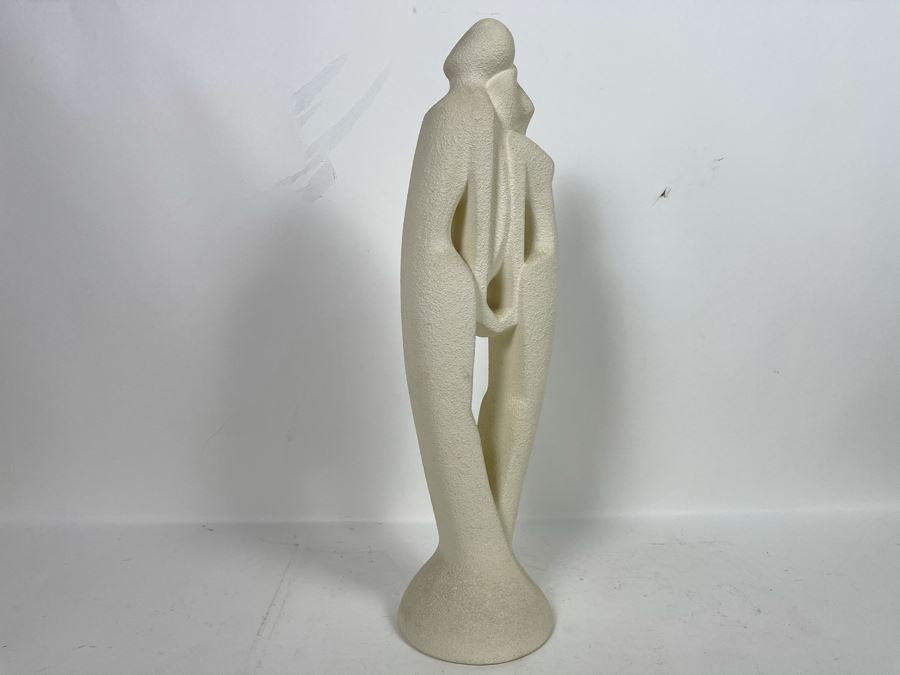 Royal Haeger White Man And Woman Statue 20H [Photo 3]