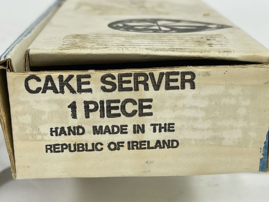 Vintage Waterford Crystal Cake Server With Box [Photo 4]