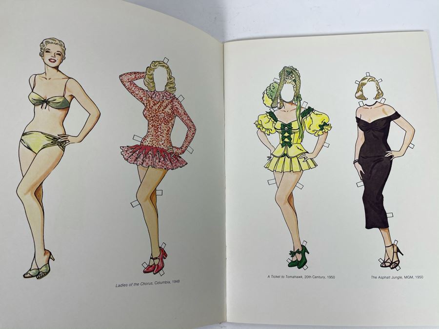 Vintage 1979 New Marilyn Monroe Paper Dolls By Tom Tierney [Photo 4]