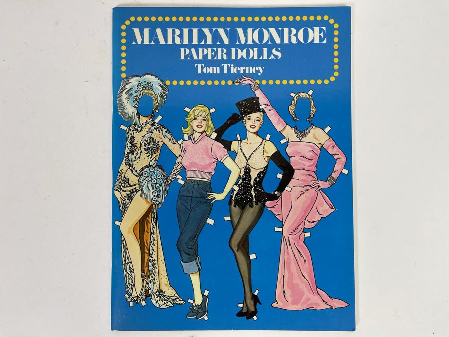 Vintage 1979 New Marilyn Monroe Paper Dolls By Tom Tierney