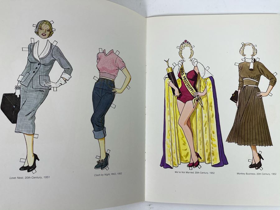 Vintage 1979 New Marilyn Monroe Paper Dolls By Tom Tierney [Photo 6]