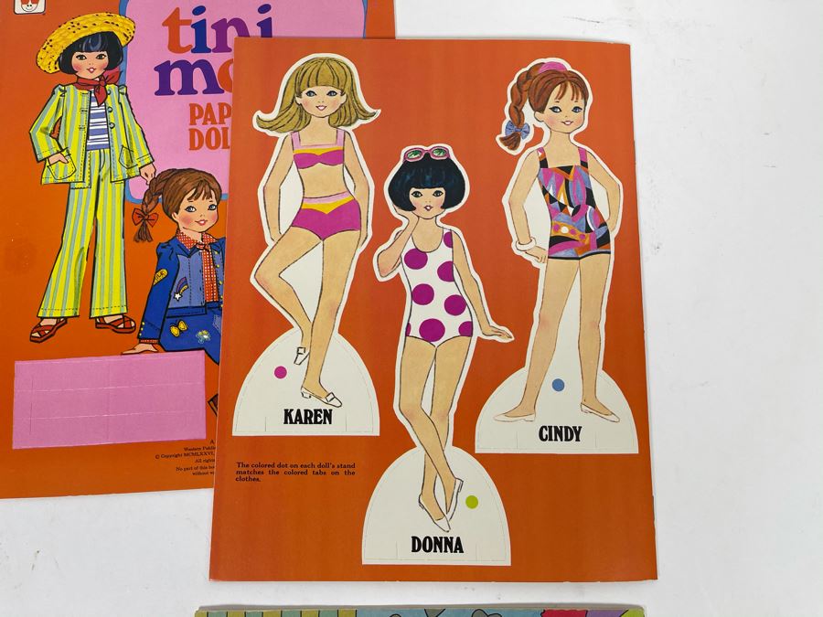 Vintage 1978 New MODS Matchin' Paper Dolls And (2) Tini Mods Paper Dolls Books [Photo 10]
