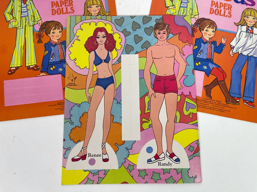 Vintage 1978 New MODS Matchin' Paper Dolls And (2) Tini Mods Paper Dolls Books [Photo 8]