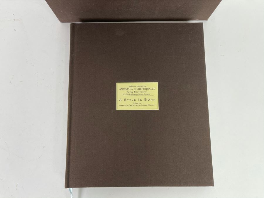 JUST ADDED - Anderson & Sheppard 'A Style Is Born' Savile Row Tailors London Coffee Table Book [Photo 12]