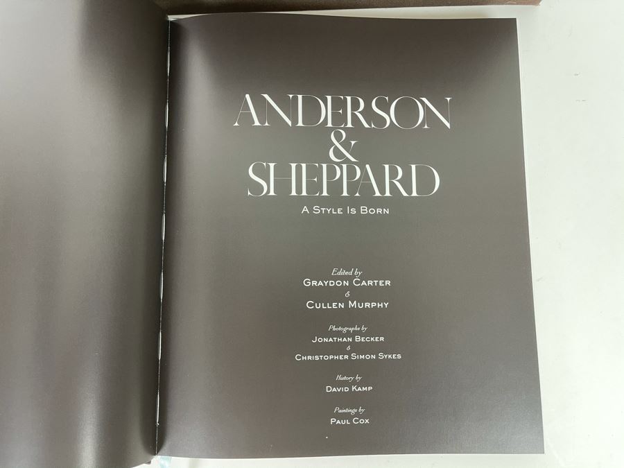 JUST ADDED - Anderson & Sheppard 'A Style Is Born' Savile Row Tailors London Coffee Table Book [Photo 14]
