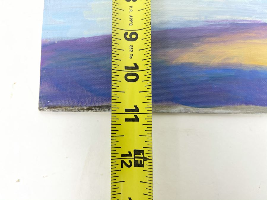 Original David Rickert Oil Painting Of Terramar Coastline In Carlsbad CA 14 X 11 [Photo 12]