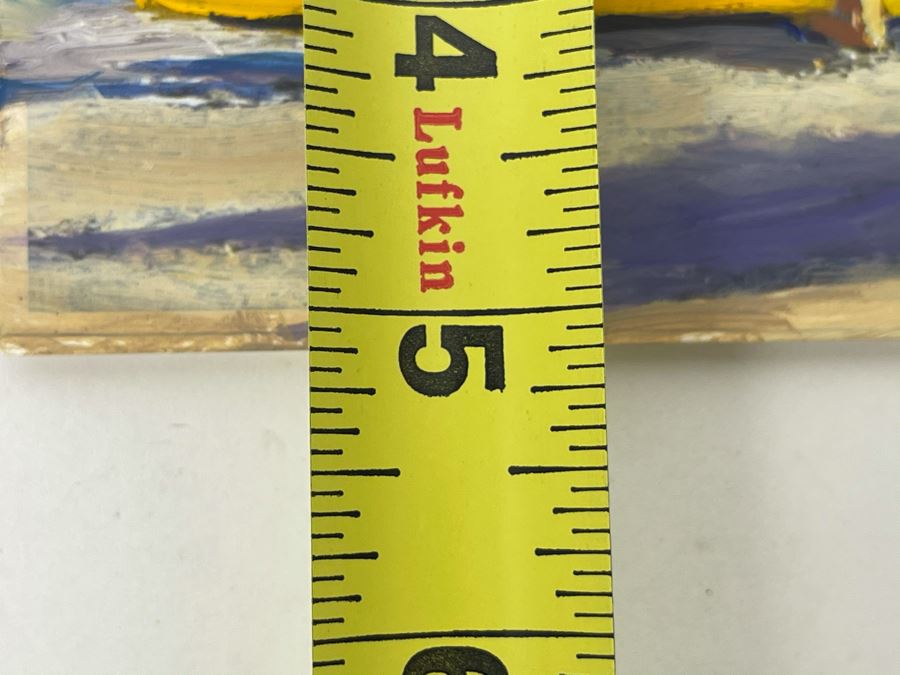 Original David Rickert Oil Painting Titled Ready To Launch Kayak 7 X 5 [Photo 7]