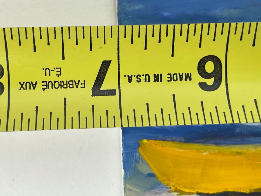 Original David Rickert Oil Painting Titled Ready To Launch Kayak 7 X 5 [Photo 6]