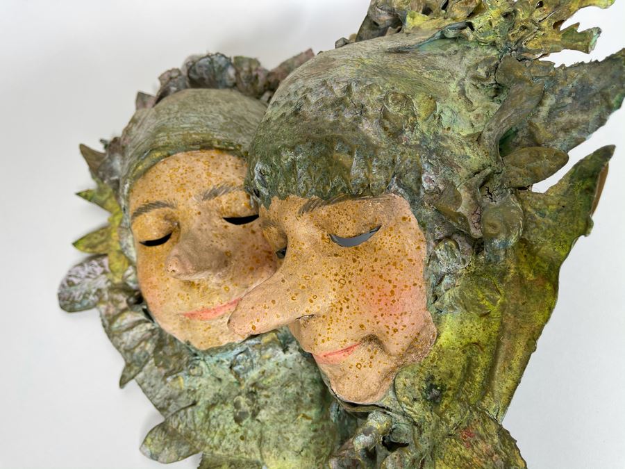 Handmade Italian Mask By Prof. Agostino Dessi Collections Alice Atelier - Masks For Italian Theatre Florence, Italy 16W X 16H [Photo 6]