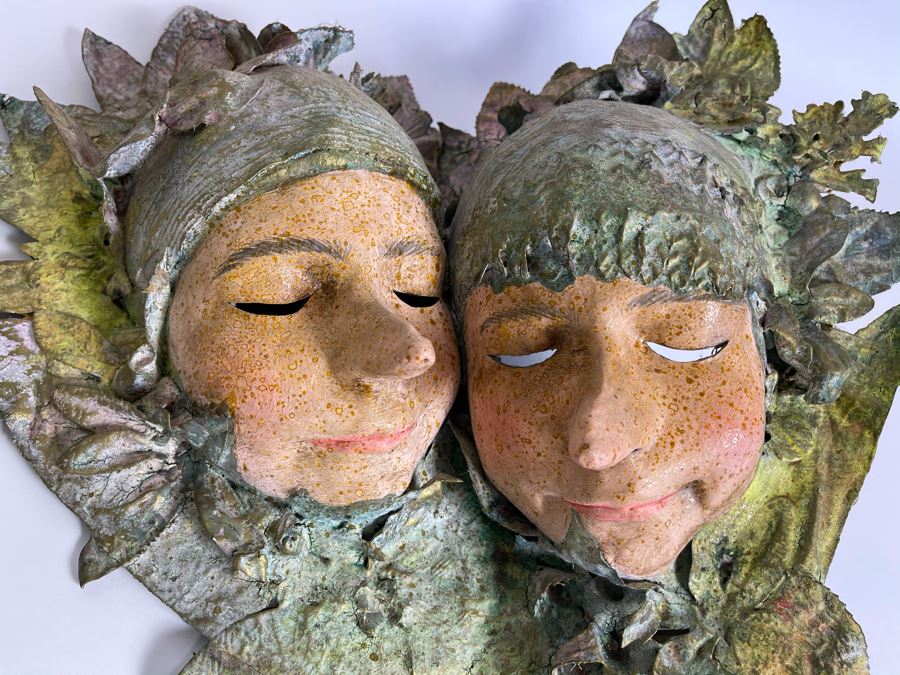 Handmade Italian Mask By Prof. Agostino Dessi Collections Alice Atelier - Masks For Italian Theatre Florence, Italy 16W X 16H [Photo 5]