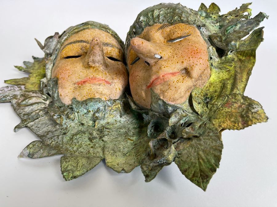 Handmade Italian Mask By Prof. Agostino Dessi Collections Alice Atelier - Masks For Italian Theatre Florence, Italy 16W X 16H [Photo 7]