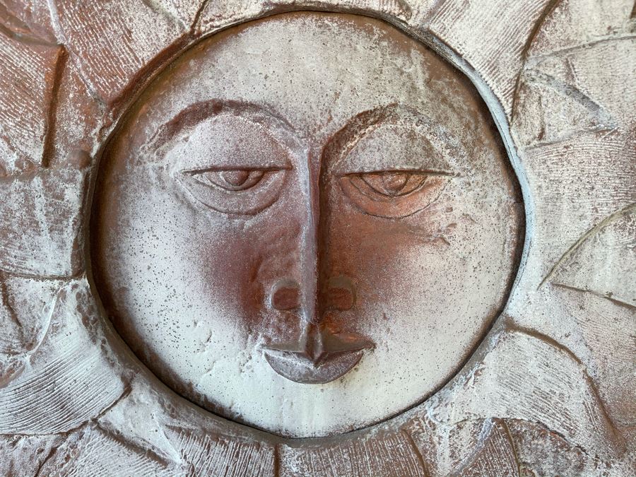 Large Metal Sun Garden Wall Plaque [Photo 4]