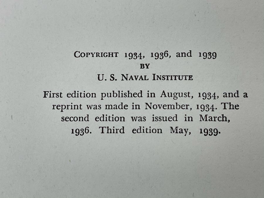 Vintage 1939 Third Edition Naval Customs Traditions And Usage Book By Leland P. Lovette [Photo 5]