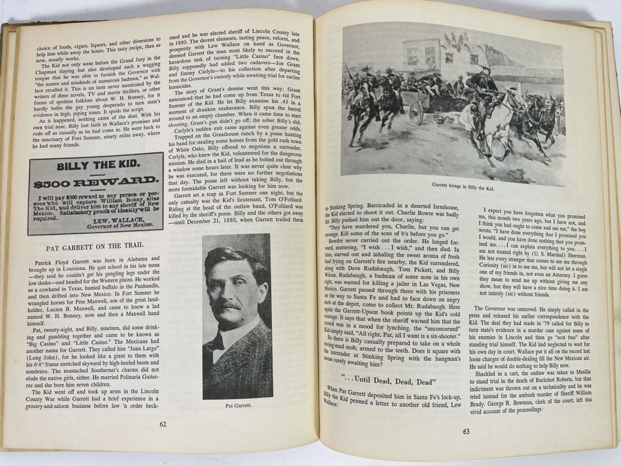 Signed First Printing Edition Book Pictorial History Of The Wild West Signed By James D. Horan [Photo 10]