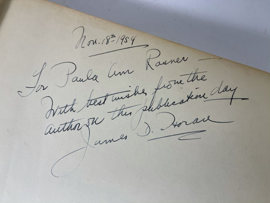 Signed First Printing Edition Book Pictorial History Of The Wild West Signed By James D. Horan [Photo 5]