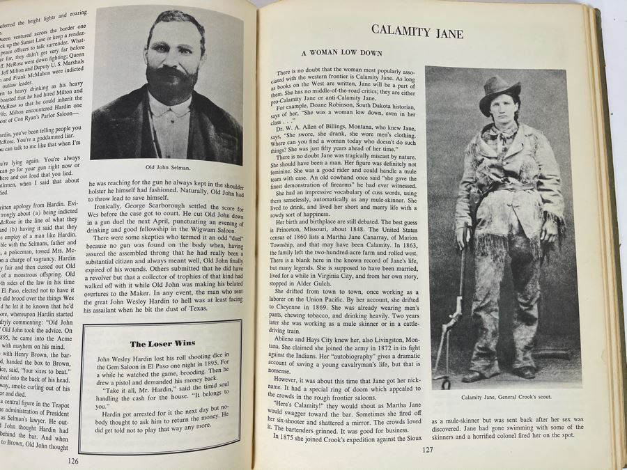 Signed First Printing Edition Book Pictorial History Of The Wild West Signed By James D. Horan [Photo 9]