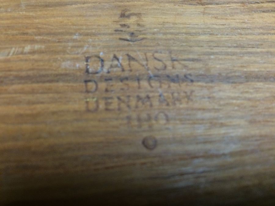 DANSK Designs Denmark Teak Ice Bucket - 9' in Diameter [Photo 5]