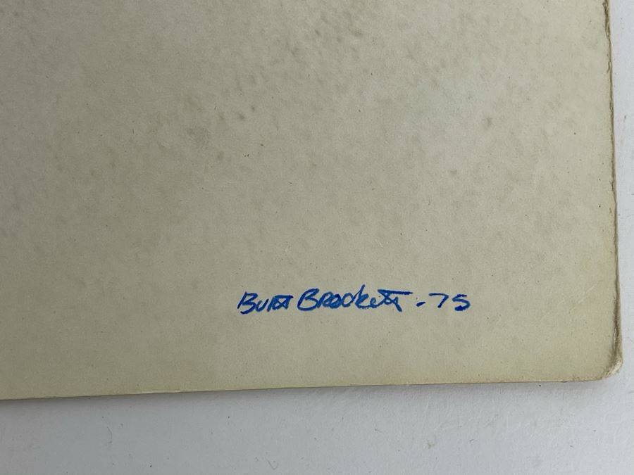 Signed B&W Photograph Of Young Chimpanzee 15.5W X 19H [Photo 6]