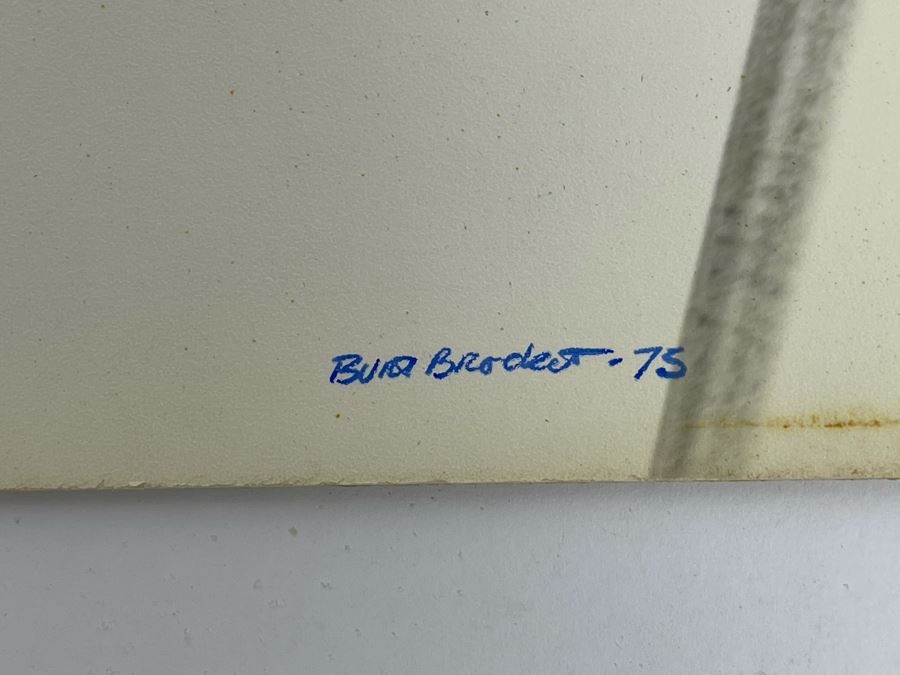 Signed B&W Photograph Of Young Chimpanzee 15.5W X 19H [Photo 7]