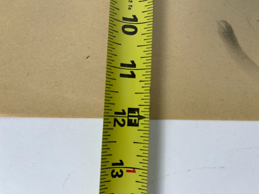 Unsigned Original Charcoal Drawing Portrait 18 X 12 By Former Art Director Of General Dynamics [Photo 8]