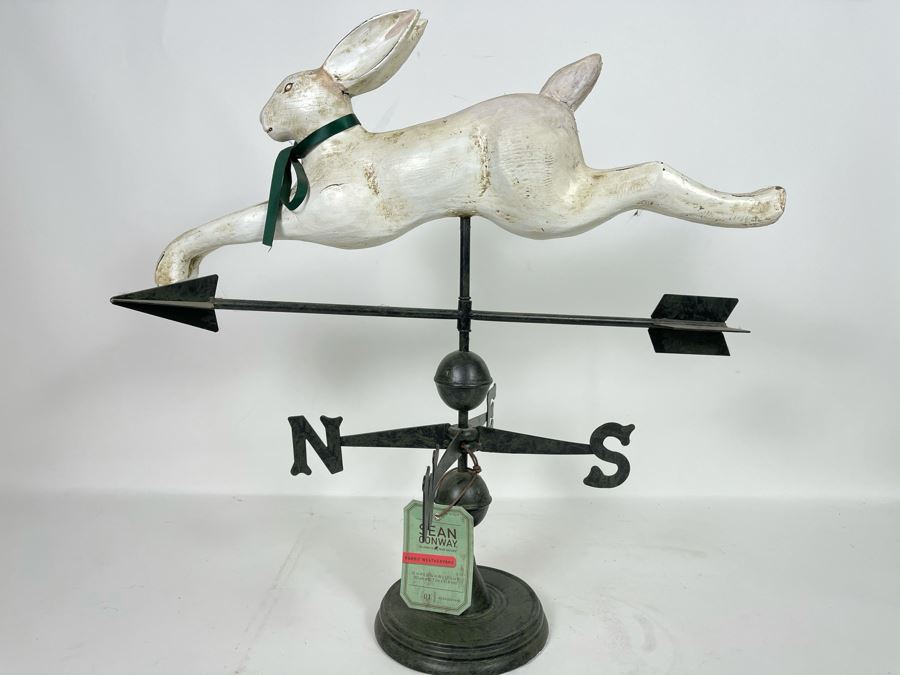 Sean Conway Rabbit Weathervane 20.75W X 12.5D X 21H