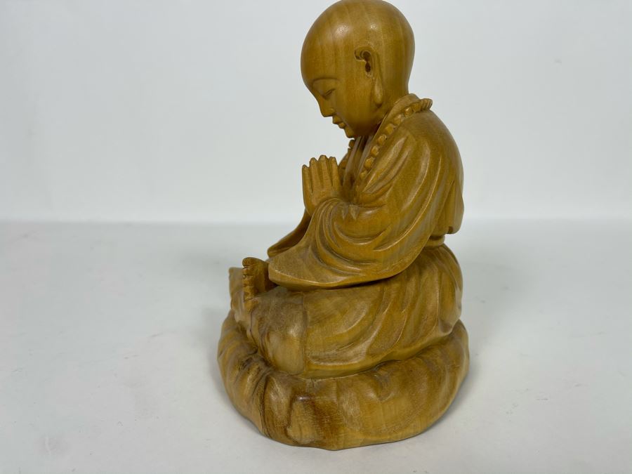 Wooden Carved Buddha Statue From Indonesia 7H [Photo 5]