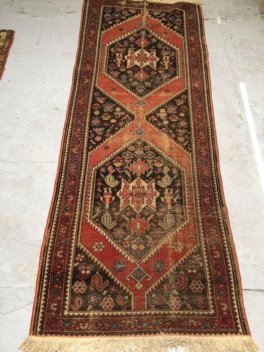 Pictorial Tribal Rug Runner 3' x 8'