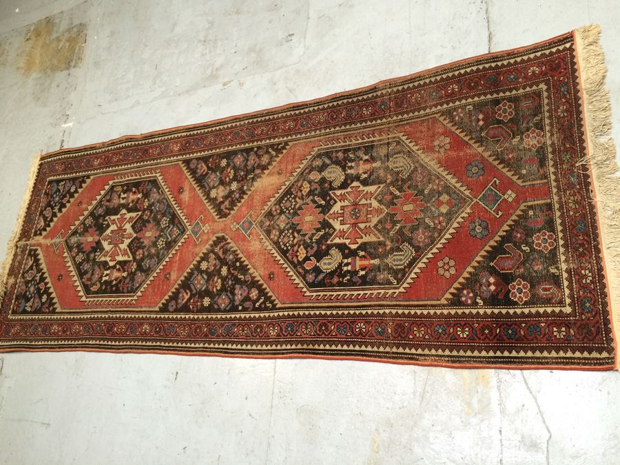 Pictorial Tribal Rug Runner 3' x 8' [Photo 4]