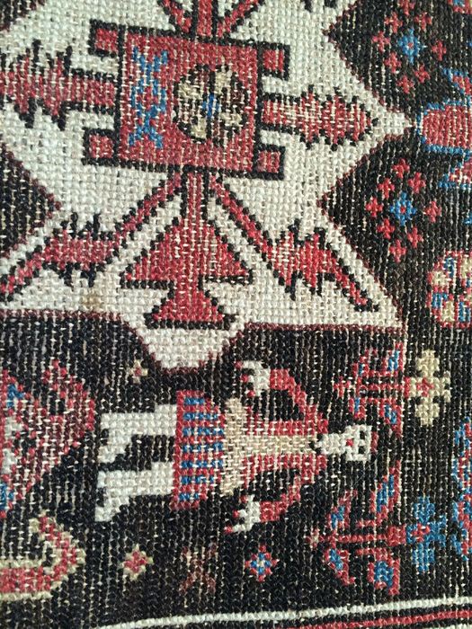 Pictorial Tribal Rug Runner 3' x 8'