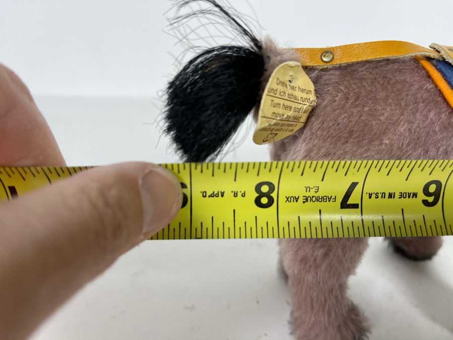 Original Steiff Donkey With Tags 9W X 6H [Photo 9]