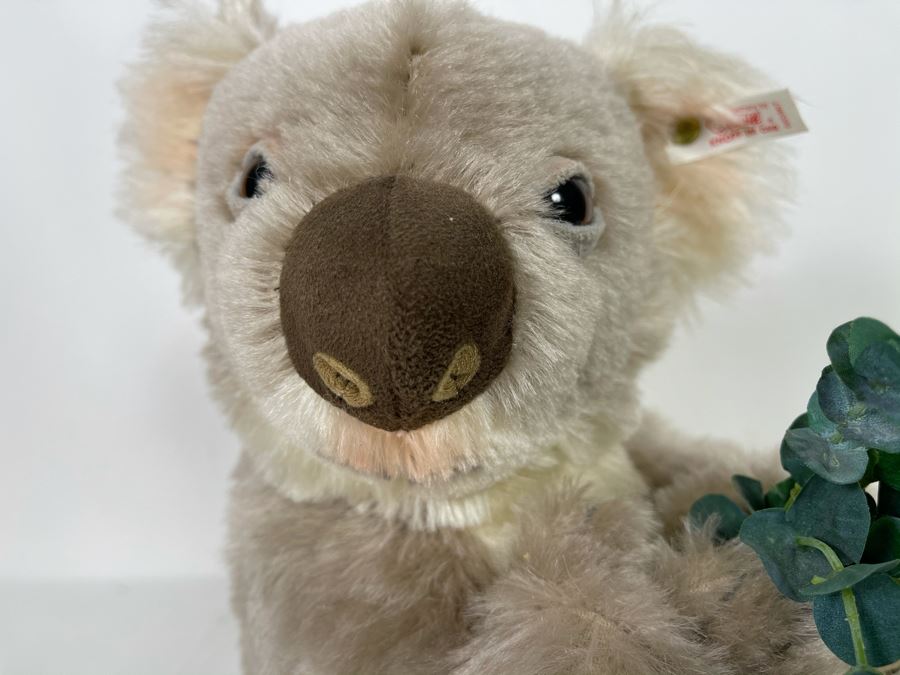 Signed Original Steiff Koala Bear With Tags Signed By The President Of Steiff Paul H. Johnson 13H [Photo 8]